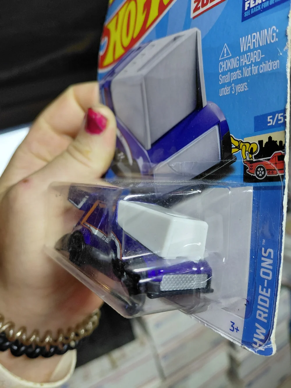 Hot Wheels bright blue